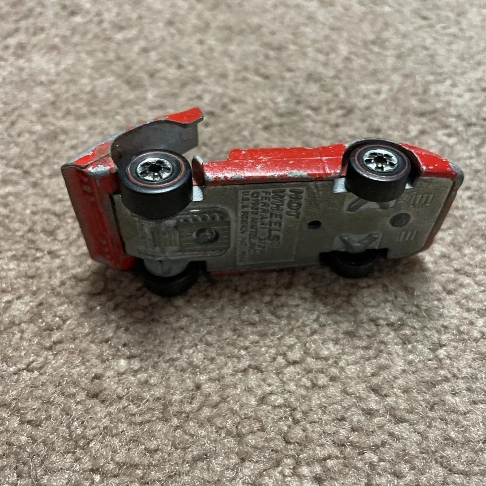 Redline Hot Wheels 1969 312p‎ FERRARI Red Enamel RARE VHTF Mattel Hong Kong